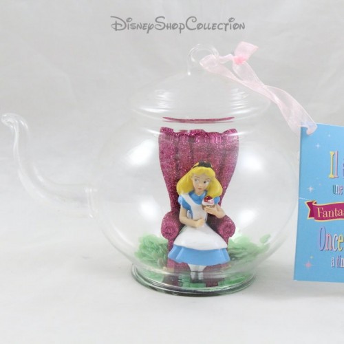 Alice in Wonderland Glass Teapot Ornament - Disney Parks -…