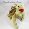 Peluche Crush tortue DISNEYLAND PARIS Le Monde de Nemo avec Squiz sur le dos