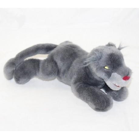 Plush Bagheera DISNEYLAND PARIS El libro de la selva pantera gris 25 cm