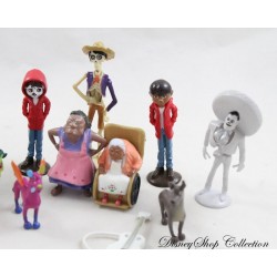 Set of 12 figurines Coco DISNEY PIXAR several characters pvc 8 cm