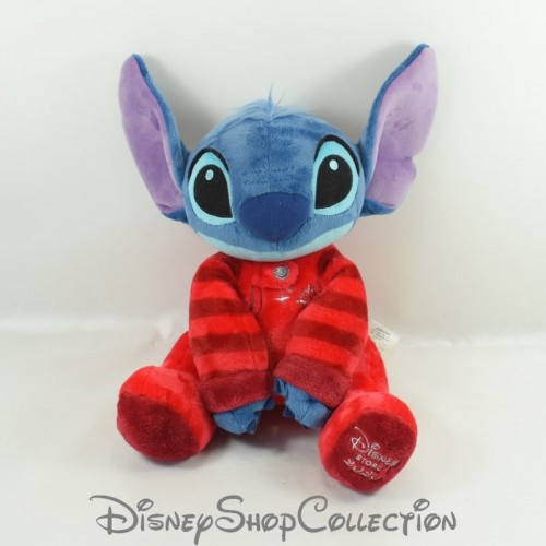 Disney Christmas Holiday Stitch 10 Sitting Plush Red Sweater, Plaid Bow Tie  2013 Disney Store Lilo and Stitch Plush -  Australia