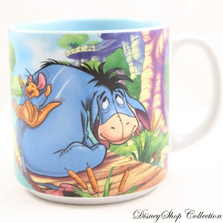 Copy Of Mug Scene Winnie The Pooh Disney Store Green Decoration Sap