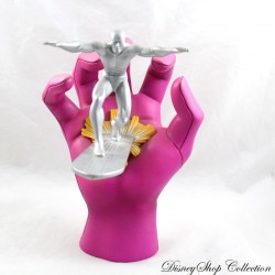 Estatuilla de resina Silver Surfer MARVEL Attakus Bombyx Silver surfer de la mano de Galactus 24 cm limitada 888 ejemplares