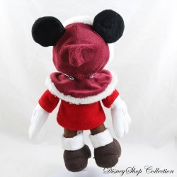 Peluche Minnie DISNEYLAND PARIS tenue rouge avec cape à capuche 25 cm