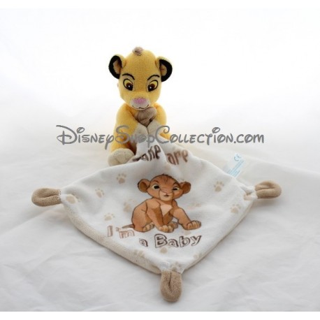 Doudou León Simba DISNEY NICOTOY pañuelo tome Rey León yo soy un bebé cuidado