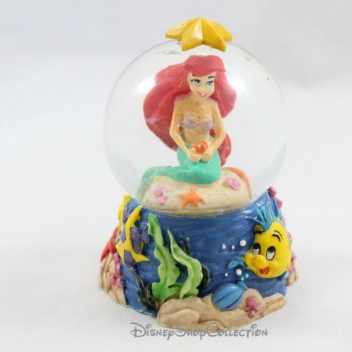 Extremely Rare! Walt Disney The Little good Mermaid Ariel Figurine Globe Picture Fram