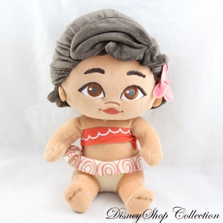 Peluche piccola Vaiana DISNEY Famosa Moana seduta 25 cm