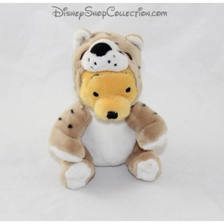 Peluche Winnie l'ourson DISNEY NICOTOY Léopard beige et blanc 16 cm