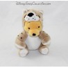 Peluche Winnie l'ourson DISNEY NICOTOY Léopard beige et blanc 16 cm