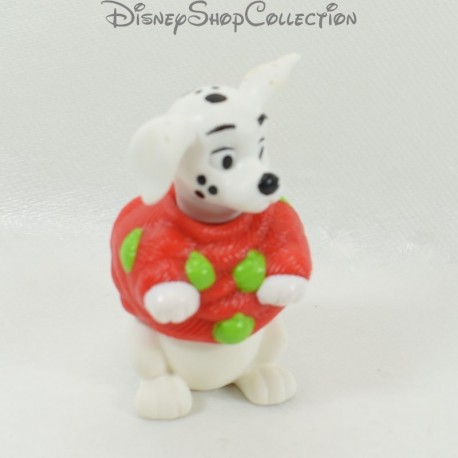 Figura cucciolo giocattolo MCDONALD'S Mcdo I 101 dalmati maglione rosso natale Disney 7 cm