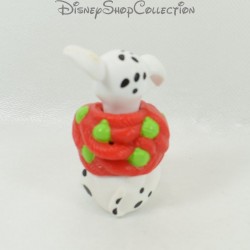 Figurine jouet chiot MCDONALD'S Mcdo Les 101 Dalmatiens pull rouge noel Disney 7 cm