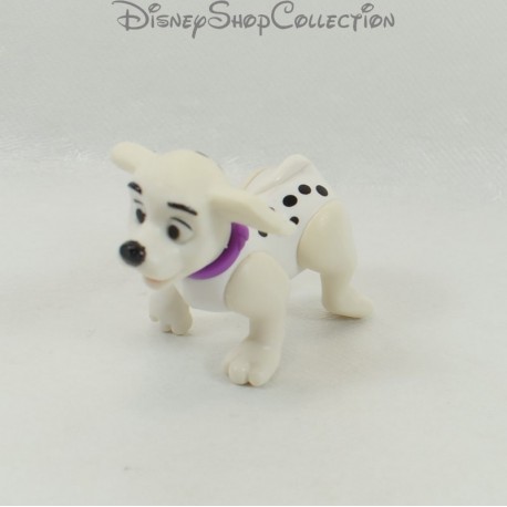 Figurine jouet chiot MCDONALD'S Mcdo Les 101 Dalmatiens articulée collier violet Disney 6 cm