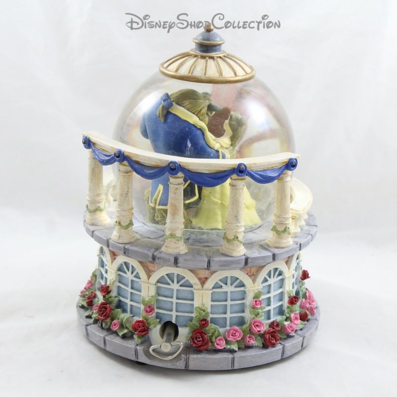 Disney La Belle et la Bête Boule à Neige Moonlight Waltz 16cm