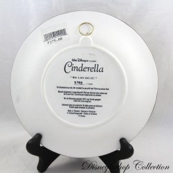 Cinderella 3D relief plate WALT DISNEY CLASSIC Collection We can do it! WDCC (R14)