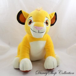 Peluche lion Simba DISNEY Le Roi lion orange yeux brodés assis 30 cm