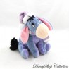 Peluche âne Bourriquet DISNEY STORE bonnet écharpe rayé violet blanc hiver 15 cm