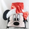 Bonnet Minnie DISNEY GIFI Noël effet sequins oreilles rouge blanc pompons 40 cm