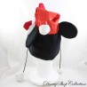 Bonnet Minnie DISNEY GIFI Noël effet sequins oreilles rouge blanc pompons 40 cm