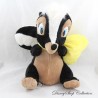 DISNEY STORE Bambi polecat flower plush with big yellow bow patch 26 cm