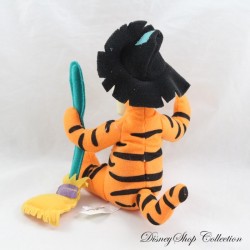 Peluche Tigger DISNEY Mattel disfrazado de mago con escoba para Halloween 16 cm