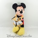 Vintage Plüsch Micky DISNEYLAND PARIS Micky trägt Pluto im Arm 42 cm