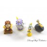 Set of 4 figures Beauty and the Beast DISNEY Light Big Ben Plumette and Mrs Samovar