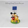 Figurine porte photo Mickey et Pluto DISNEYLAND RESORT PARIS résine 14 cm