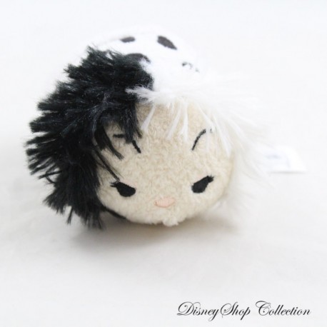 Mini Plüsch Tsum Tsum Cruella de Vil DISNEY Nicotoy Die 101 Dalmatiner Die Schurken 9 cm