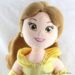 Poupée peluche Belle DISNEY STORE La Belle et la Bête robe jaune 50 cm