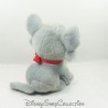 Peluche chat Berlioz DISNEY MATTEL 1993 Les Aristochats vintage gris noeud rouge 22 cm