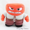 Peluche Anger DISNEY PIXAR Sega Vice-Versa rosso smorfia arrabbiata 14 cm