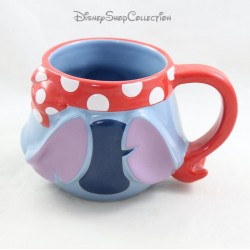 Disney Lilo & Stitch Shape Ceramic Mug Cup 3D New