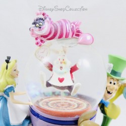 Snow globe tournant DISNEY PARKS Alice au pays des Merveilles