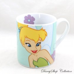 Mug Fée clochette DISNEY Tinker Bell vert fleurs tasse en céramique 8 cm