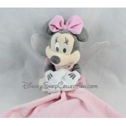 Doudou mouchoir Minnie DISNEY BABY fée rose Disney Store 44 cm