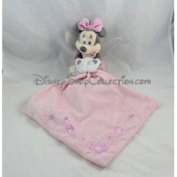 Doudou mouchoir Minnie DISNEY BABY fée rose Disney Store 44 cm