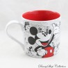 Mug Mickey DISNEYLAND PARIS lettre B bande dessinée tasse BD céramique Disney 9 cm