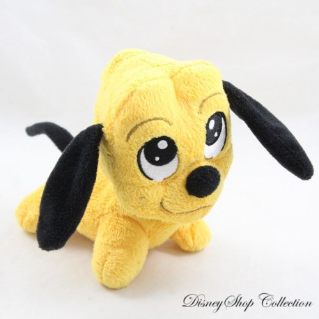 Peluche mini Pluto DISNEYLAND PARIS Naïf chien de Mickey Mouse 17 cm