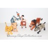 Figurines articulées Le Roi Lion DISNEY lot de 6 figurines plastique