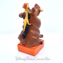 Figurine tampon Timon et Pumba DISNEY Le Roi lion Timon and Pumbaa pvc 9 cm