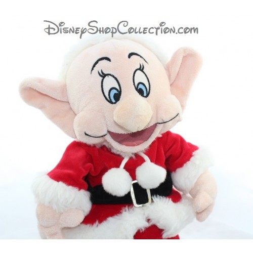 1461 peluche noel simplet disney store nain simplet en pere noel blanche neige 40 cm