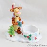 Photophore résine Tigrou DISNEY Winnie l'ourson chanteur de Noël chauffe plat 10 cm