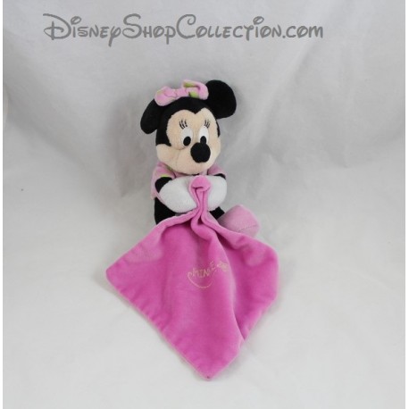 Doudou Minnie DISNEY NICOTOY Taschentuch Rosa Stern 19 cm