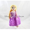 Poupée peluche Raiponce DISNEY STORE robe mauve 27 cm