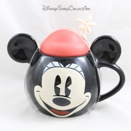 Mug tête 3D Minnie DISNEY visage couvercle chapeau