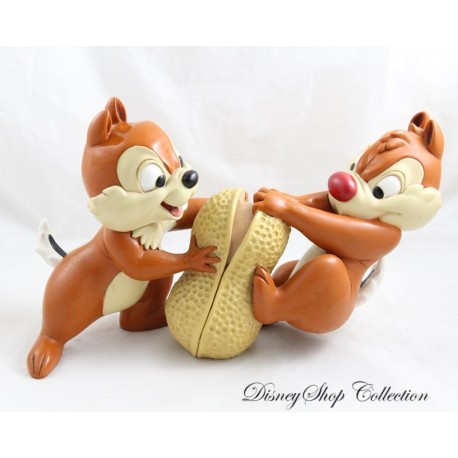 Figura grande de resina Tic and Tac DISNEY Chip and Dale cacahuete higo grande 30 cm