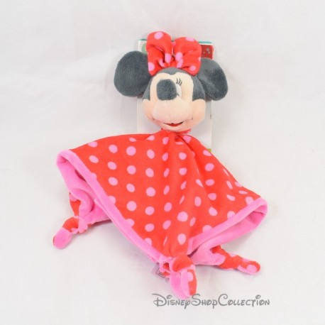 Minnie Coperta Piatta DISNEY ORCHESTRA Nicotoy Quadrato Rosso Pois Rosa