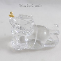 Figurine en verre Winnie l'ourson LENOX Disney papillon doré