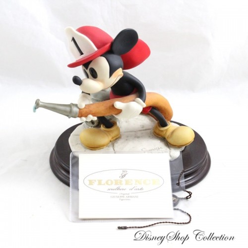 Portachiavi Topolino Mickey Mouse pompiere 6 cm Disney Bullyland