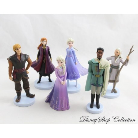 Figurines La Reine des neiges 2 DISNEY ensemble de 6 figurines Pvc Elsa Anna Kristoff